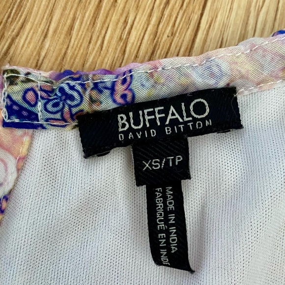 BUFFALO geometric purple summer dress for women x-small - Picture 8 of 8